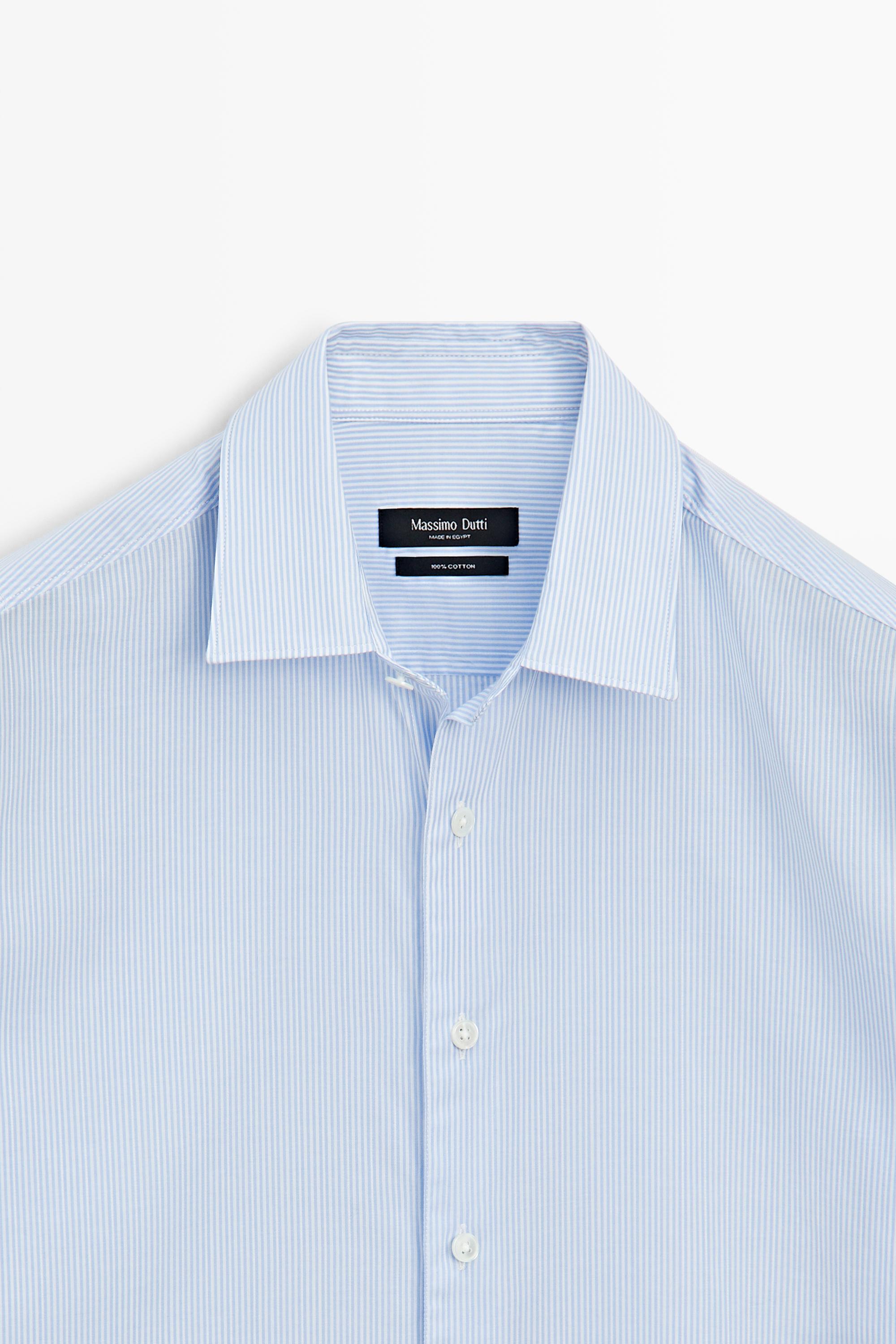 Striped regular fit shirt